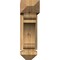 Ekena Millwork Olympic Arts and Crafts Rough Sawn Bracket w/ Offset Brace, Western Red Cedar, 6"W x 20"D x 20"H BKT0604X20X20OLY03RWR - alternate 4